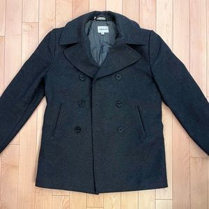 Club Monaco Grey Wool Peacoat